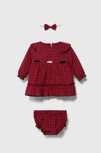 Dětské bavlněné šaty Jamiks červená barva, mini #6111721