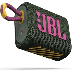 Bluetooth® reproduktor JBL Go 3 vodotěsný, prachotěsný, zelená