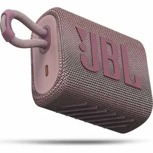 Bluetooth® reproduktor JBL Go 3 vodotěsný, prachotěsný, růžová