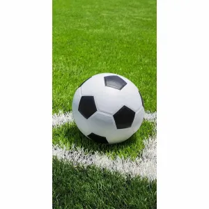 Jerry Fabrics Dětská osuška s potiskem - Fotbal - hřiště | 70 x 140 cm