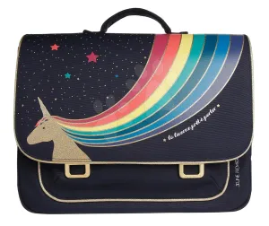 Školní aktovka It Bag Midi Unicorn Gold Jeune Premier ergonomická luxusní provedení 30*38 cm