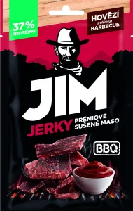 Jim Jerky hovězí s příchutí BBQ 23 g