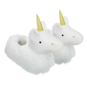 JJA Dětské pantofle Unicorne - Bílá - Velikost 30–31