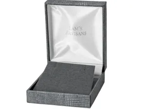 Luxusní koženková černá krabička na malou sadu šperků IK033 Značka: Sam's Artisans