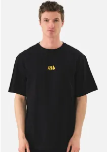 Pánské oversize tričko John Frank JFTOHY14 Barva: černá, Velikost: L