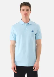 Pánské tričko John Frank JFTPOLO18-MACAW Barva: Sv. modrá, Velikost: L