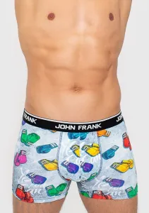 Pánské boxerky John Frank JFBD290 Barva: Sv. modrá, Velikost: L