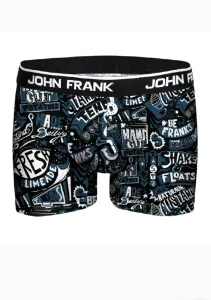 Pánské boxerky John Frank JFBD298 Barva: Modrá, Velikost: L