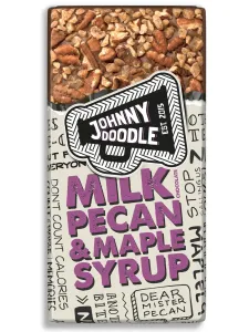 Johny Doodle Mléčná čokoláda, pekanové ořechy a javorový sirup 150 g #1158112