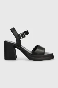 Kožené sandály Jonak PIERRE CUIR černá barva, 3400008 #5564761
