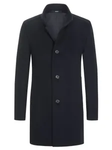 Nadměrná velikost: Joop!, Podšitý vlněný kabát se stojacím límcem a podílem kašmíru Námořnická Modrá