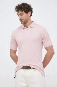 Bavlněné polo tričko Joop! růžová barva