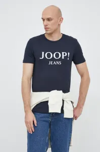 Bavlněné tričko Joop! tmavomodrá barva, s potiskem #4981629