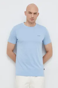 Bavlněné tričko Joop! tyrkysová barva