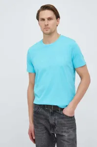 Bavlněné tričko Joop! tyrkysová barva, s potiskem #5335084