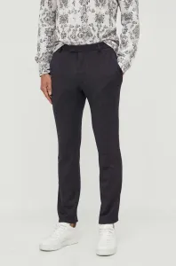 Kalhoty Joop! pánské, tmavomodrá barva, jednoduché