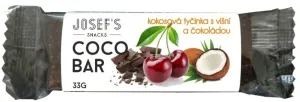 Josef's snacks Kokosová tyčinka višeň a čokoláda 33 g #1158127