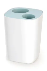 JOSEPH JOSEPH Odpadkový koš do koupelny třídící Split 70505, bílý/modrý