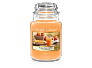 Yankee Candle Aromatická svíčka Classic velká Farm Fresh Peach 623 g