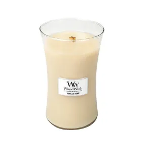 Vonná svíčka WoodWick velká - Vanilla Bean, 10,5 cm x 17,5 cm, 609g