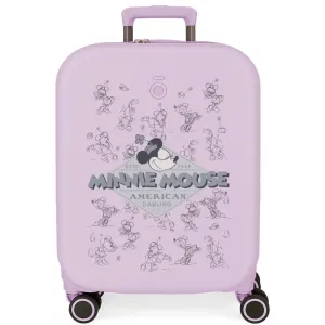JOUMMA BAGS - ABS cestovní kufr MINNIE MOUSE Happines Lila, 55x40x20cm, 37L, 3669123 (small)