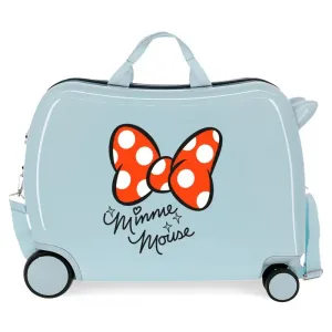 JOUMMA BAGS - Dětský cestovní kufr na kolečkách / odrážedlo MINNIE MOUSE Good Vibes, 34L, 3399822