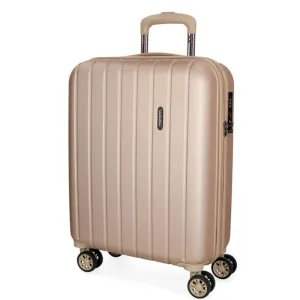JOUMMA BAGS - ABS Cestovní kufr MOVEM Wood Champagne, 55x40x20cm, 38L, 5319165 (small)