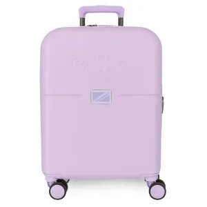JOUMMA BAGS - ABS Cestovní kufr PEPE JEANS ACCENT EXP. Lila, 55x40x20cm, 37L, 7698635 (small)