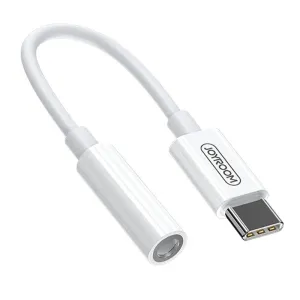 Joyroom headphone adapter 3.5mm mini jack (female) - USB-C (male) white (SH-C1)