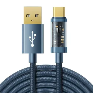 Kabel k USB-A / Typ C / 3A / 1,2 m Joyroom S-UC027A12 (modrý)
