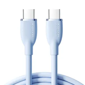 Barevný 100W kabel USB C na USB C Joyroom SA29-CC5 / 100W / 1,2 m (modrý)