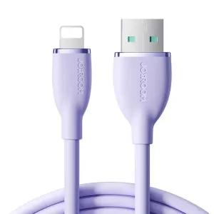 Barevný kabel 3A USB na Lightning Joyroom SA29-AL3 / 3A / 1,2 m (fialový)