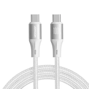 Kabel Joyroom Light-Speed USB-C na USB-C SA25-CC5 , 100 W , 1,2 m (bílý)