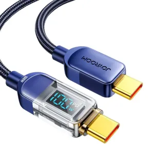 Kabel k USB-C 100W 1,2 m Joyroom S-CC100A4 (modrý)