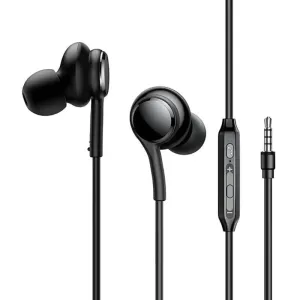 Kabelová sluchátka do uší Joyroom JR-EW02, (černá)