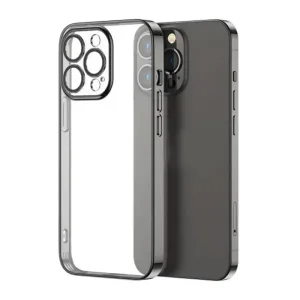 Joyroom 14Q Pouzdro na iPhone 14 kryt s kovovým rámečkem černé (JR-14Q1-black)