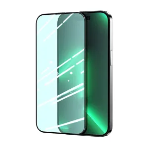 Joyroom Knight zelené sklo pro iPhone 14 Plus s filtrem proti modrému světlu pro celou obrazovku (JR-G03)