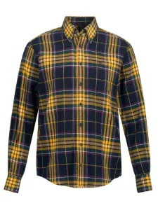 Nadměrná velikost: Jp1880, Flanelová košile s glenčekovým vzorem, modern fit žlutý