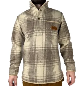 Vlněná košile JUBÖ Bushcraft Wool Shirt - béžová Velikost: L