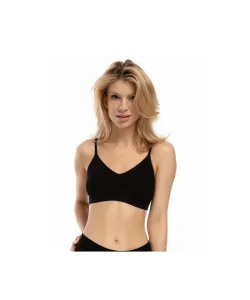 Julimex Bamboo Bralette Dámský top, XXL, černá