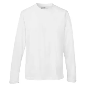 Just Cool Pánské sportovní tričko s dlouhým rukávem Cool T - Arktická bílá | L