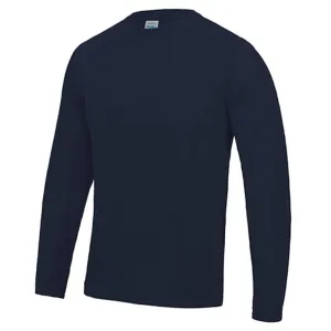 Just Cool Pánské sportovní tričko s dlouhým rukávem Cool T - Tmavě modrá | XXL