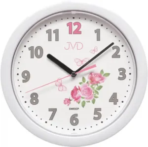 JVD Dětské nástěnné hodiny s tichým chodem HP612.D Purple #5430339