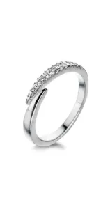 JVD Jemný stříbrný prsten se zirkony SVLR0397XH2BI 58 mm
