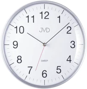 JVD Nástěnné hodiny s tichým chodem HA16 Silver