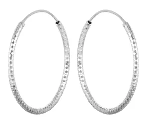 JVD Stříbrné náušnice kruhy SVLE0204XD500 4 cm