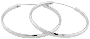 JVD Stříbrné náušnice kruhy SVLE0209XD500 3 cm