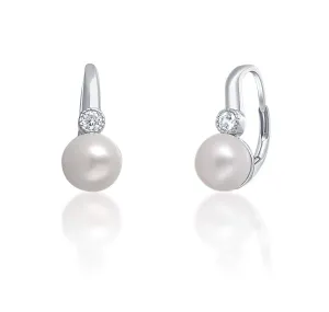 Stříbrné náušnice JwL Luxury Pearls