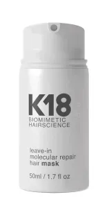 K18 Bezoplachová regenerační maska na vlasy Biomimetic Hairscience (Leave-In Molecular Repair Hair Mask) 50 ml