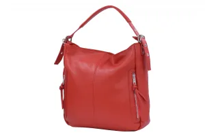 Dámská kožená kabelka Červená, 34 x 11 x 32 (XT00-JC5024-00DOL)